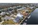 Waterfront neighborhood with backyard docks and canal access to open water at 4045 Centavo Ct, Hernando Beach, FL 34607