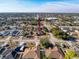 Aerial view showing home's location in residential neighborhood at 4061 Montano Ave, Spring Hill, FL 34609