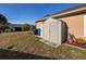 Storage shed in backyard with ample yard space at 4061 Montano Ave, Spring Hill, FL 34609