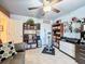 Home office with a comfortable seating area and lots of storage at 4061 Montano Ave, Spring Hill, FL 34609