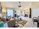 Open living area with dining and living spaces at 4061 Montano Ave, Spring Hill, FL 34609