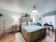 Relaxing main bedroom with a large bed and ensuite bath at 4061 Montano Ave, Spring Hill, FL 34609