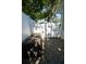 Small backyard with gravel and storage container at 4292 Maple Ne St, St Petersburg, FL 33703