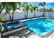 Enjoy this amazing pool and spa with a covered bar at 4292 Maple Ne St, St Petersburg, FL 33703