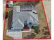 Overhead view of a single-story house with a pool and shed at 4438 Crescent Rd, Spring Hill, FL 34606