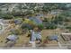 High-angle view of the property and surrounding area at 4438 Crescent Rd, Spring Hill, FL 34606