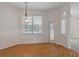 Breakfast nook with wood floors and access to patio at 4438 Crescent Rd, Spring Hill, FL 34606