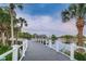 Curved boardwalk path along waterfront with scenic views at 6225 Emerson Dr, New Port Richey, FL 34653