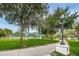 Park with shaded pathways and lawn area at 6225 Emerson Dr, New Port Richey, FL 34653