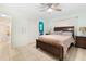 Bright bedroom with ensuite bathroom access at 7464 Acorn Cir, Spring Hill, FL 34606