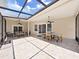 Large screened-in porch, perfect for outdoor dining and relaxation at 807 Virginia Ave, Tarpon Springs, FL 34689