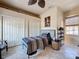 Bedroom with bed, closet, and ceiling fan at 8284 Cockatoo Rd, Weeki Wachee, FL 34613