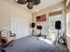 Bedroom with large closet and ceiling fan at 8284 Cockatoo Rd, Weeki Wachee, FL 34613