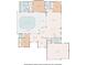 A detailed floor plan displaying the home's layout and features at 8284 Cockatoo Rd, Weeki Wachee, FL 34613