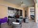 Relaxing patio with wicker seating and pool view at 8284 Cockatoo Rd, Weeki Wachee, FL 34613