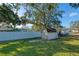 Yard with storage shed and boat parking at 905 Palm Blvd, Dunedin, FL 34698