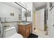 Bright bathroom featuring tile flooring, and a granite countertop at 11637 Spindrift Loop, Hudson, FL 34667