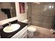 Well-maintained bathroom featuring a vanity, toilet, and a shower-tub combination with chrome trim at 2164 Vista Del Sol Cir # 505, Lutz, FL 33558