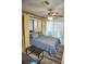 Bedroom with murphy bed and built-in shelving at 2164 Vista Del Sol Cir # 505, Lutz, FL 33558