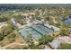 Well-maintained tennis courts nestled within a lush community at 2263 Whisper Walk Dr, Spring Hill, FL 34606
