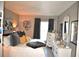 Main bedroom with white bedding and gray accents at 6124 Chesham Dr # 6, New Port Richey, FL 34653