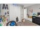 Playful bedroom featuring closet and toy decor at 7482 Winter St, Brooksville, FL 34613