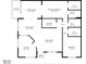 Detailed floor plan showcasing the layout of the home with dimensions of each room at 8194 Sturbridge Ct # A, Weeki Wachee, FL 34613