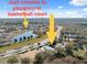 A beautiful view of the community including a playground and a nearby lake at 18819 Sunterra Dr, Land O Lakes, FL 34638