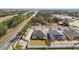 Aerial view showcasing the property's location near the highway and surrounding neighborhood at 14421 Nonna Sky Drive Dr, Spring Hill, FL 34609