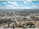 High angle aerial view of the property and nearby commercial district at 5155 Baldock Ave, Spring Hill, FL 34608