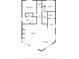 Floor plan showcasing living room, primary bedroom, kitchen, dining area, and elevator at 7256 Westwind St, Weeki Wachee, FL 34607