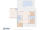 Detailed floor plan showcasing the home's layout, including the pool, porch, and garage at 16411 County Road 675, Parrish, FL 34219