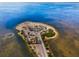 Aerial view of a bay and beach, perfect for relaxation and scenic views at 1723 Gulf Rd # 104, Tarpon Springs, FL 34689