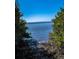 Framed ocean view from a serene property, offering peaceful glimpses of the water at 1723 Gulf Rd # 104, Tarpon Springs, FL 34689
