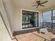 The screened patio has brick pavers and room for relaxing and dining at 19504 Lily Pond Ct, Brooksville, FL 34601