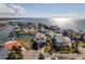 Aerial view of a waterfront property with a private dock and stunning water views at 3073 Gulf Winds Cir, Hernando Beach, FL 34607