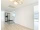 Modern kitchen featuring white cabinets, stainless steel appliances, and ample counter space at 3640 Richboro Dr, Holiday, FL 34691