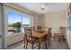 Dining area with natural light and views of the water at 432 Moorings Cove Dr. # 432, Tarpon Springs, FL 34689