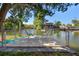 Scenic dock with comfortable seating, providing a serene space to enjoy waterfront views at 7235 Maryland Ave, Hudson, FL 34667