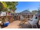 Inviting outdoor deck with comfortable seating, perfect for enjoying the beautiful surroundings at 7235 Maryland Ave, Hudson, FL 34667