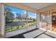 Enjoy scenic views of the golf course from this screened patio at 7546 St Andrews Blvd, Weeki Wachee, FL 34613