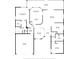 Detailed floor plan showing the layout of rooms, including bedrooms, living areas, and kitchen at 8447 Pavilion Dr, Hudson, FL 34667