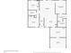 Detailed floor plan showcasing layout of bedrooms, bathrooms, living spaces, kitchen, and garage at 11081 Montcalm Rd, Spring Hill, FL 34608