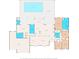 Detailed floor plan showcasing the home's layout, room dimensions, and overall design at 4603 Lake In The Woods Dr, Spring Hill, FL 34607