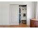 Organized closet with shelving and hanging space, perfect for storage and keeping your belongings tidy at 5412 Hammock View Ln, Apollo Beach, FL 33572