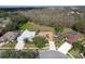 Aerial view showcasing the property's proximity to green spaces, offering a blend of suburban comfort and natural beauty at 8545 Orsi Ct, Trinity, FL 34655