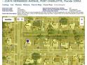 Aerial view showing home's location and neighborhood at 21874 Hernando Ave, Port Charlotte, FL 33952