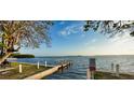 Private dock providing serene waterfront access at 4507 106Th W St, Bradenton, FL 34210