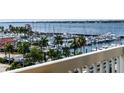 Stunning panoramic view of a marina filled with boats at 808 3Rd W Ave # 701, Bradenton, FL 34205