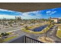 Enjoy breathtaking views from this condo balcony at 1055 Beach Rd # B-302, Sarasota, FL 34242